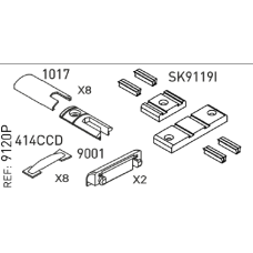 KIT CONFORT 2FROLAMENTO SIMPLES AÇO TEMPERADO 9120S25P